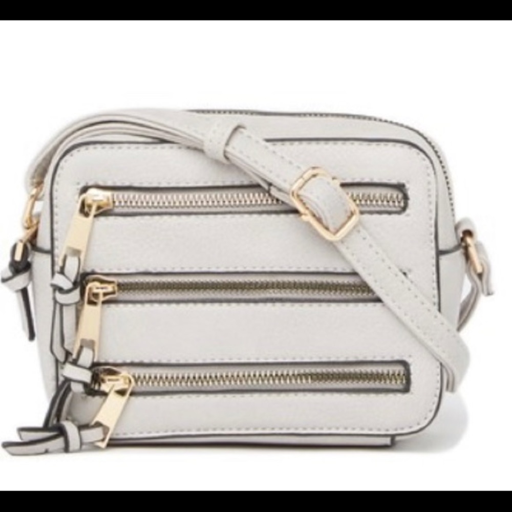 Emperia Zip Detail Vegan Camera Crossbody Bag